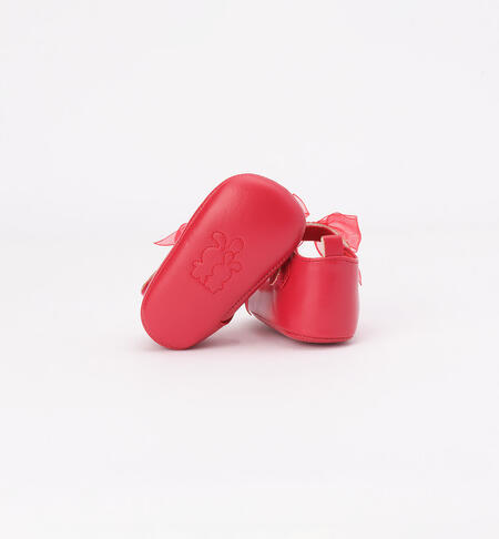 iDO elegant baby shoes from newborn to 24 months ROSSO-2253