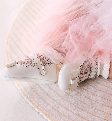 Scarpine eleganti neonata PANNA-0112