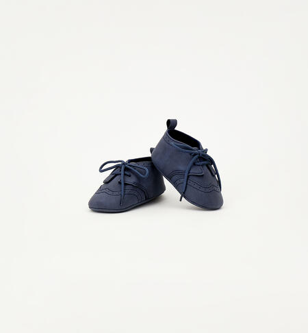 Scarpine eleganti neonato NAVY-3885