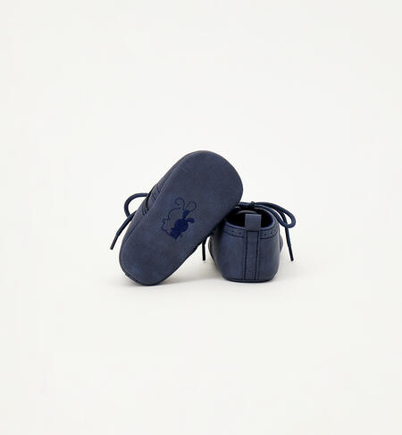 Scarpine eleganti neonato NAVY-3885
