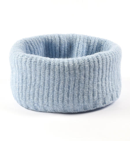 Sciarpa ad anello bambina in tricot - da 9 mesi a 8 anni iDO AZZURRO-3811