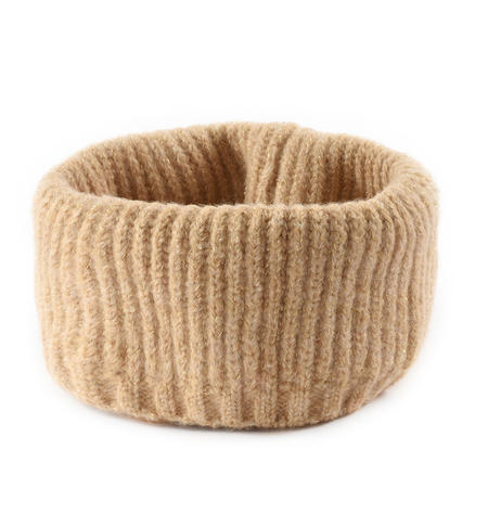 Sciarpa ad anello bambina in tricot - da 9 mesi a 8 anni iDO BEIGE-0732