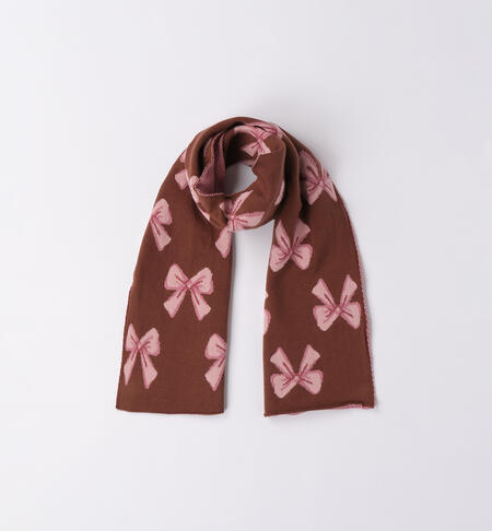 Sciarpa iDO bambina MARRONE