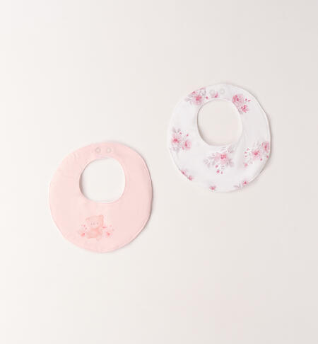 Baby girl bib set PINK