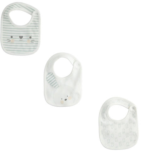 Set bavaglini neonato - da 0 a 18 mesi iDO PANNA-VERDE-6UC8