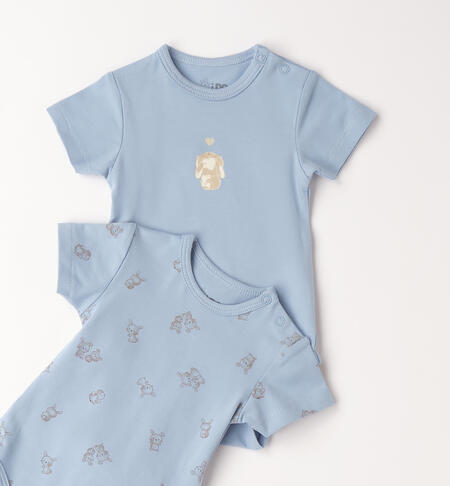 Newborn baby bodysuit set L.BLUE-3964