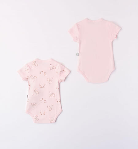 Set Body neonato 100% cotone iDO ROSA-MULTICOLOR-6K75