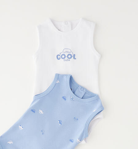 Set Body neonato BIANCO-0113
