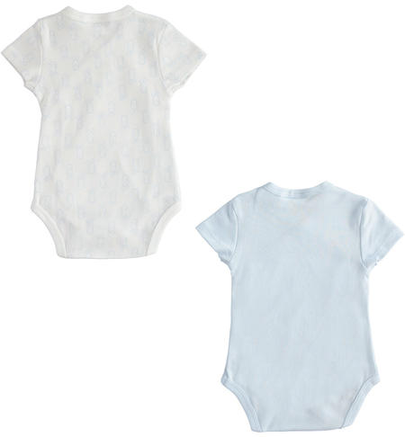 Set body neonato manica corta - da 0 a 30 mesi iDO SKY-3871