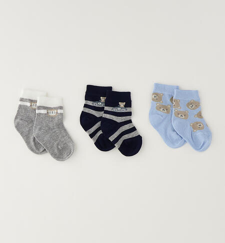 Set of newborn socks LIGHT BLUE