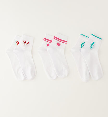 iDO girl's sock set WHITE