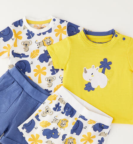 Set completi per neonato BIANCO-ROYAL-6BVE