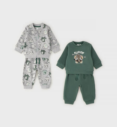 Set Completo 2 pezzi neonato VERDE