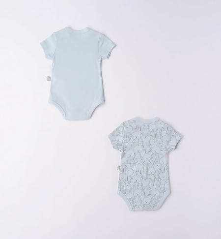 Set due body neonato manica corta da 0 a 30 mesi iDO SKY-3871