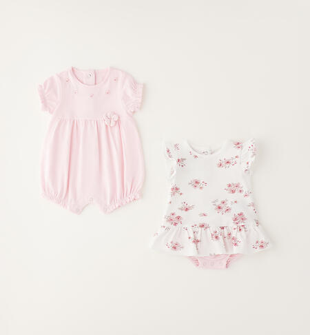 Baby girl romper set PINK
