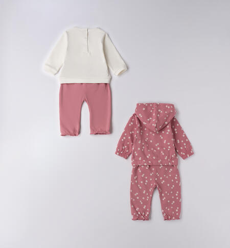 Set tute neonata ROSA ANTICO-2748