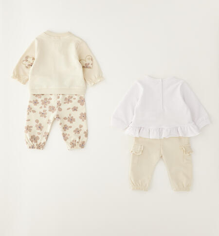 Set Tute per neonata BEIGE-0151