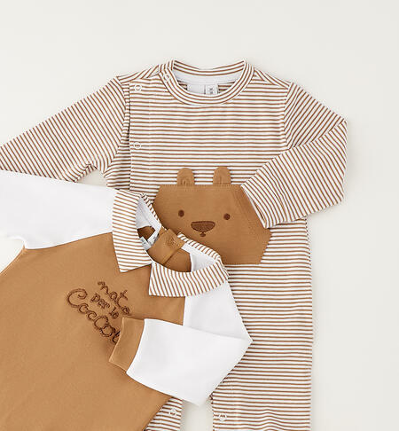 Baby romper set BEIGE-0729