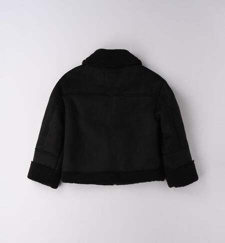 Shearling ragazza NERO-0658