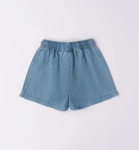 iDO 100% cotton shorts for girls from 9 months to 8 years STONE BLEACH-7350