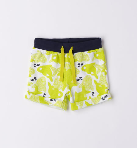Short neonato squali VERDE