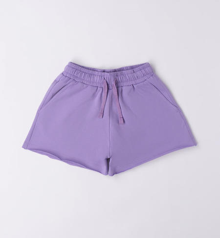 iDO jersey fleece shorts for girls from 8 to 16 years GLICINE-3414