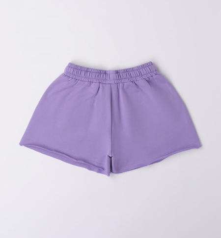 iDO jersey fleece shorts for girls from 8 to 16 years GLICINE-3414