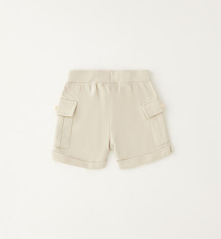 Shorts da bimbo neonato BEIGE-0172