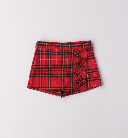 Shorts natalizi neonata ROSSO