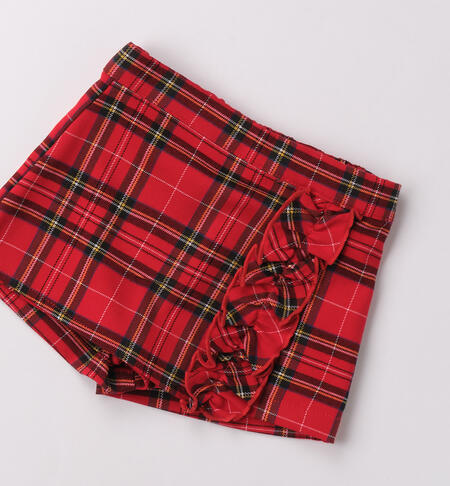 Shorts natalizi neonata ROSSO-2253