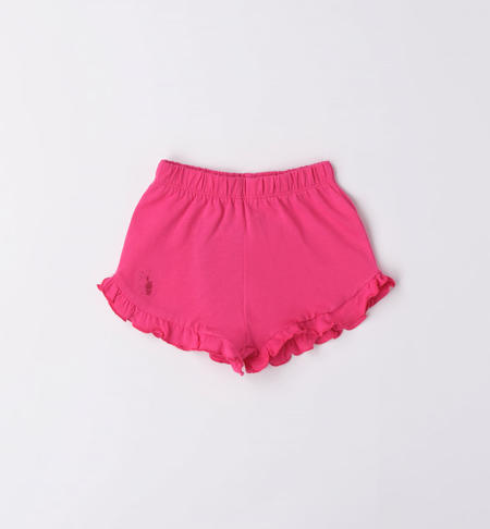 iDO baby girl shorts from 1 to 24 months FUXIA-2437