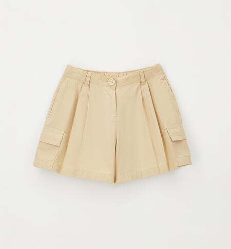 Shorts per bambina BEIGE