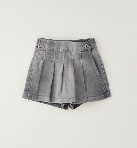 Shorts per bambina DENIM MEDIUM GREY-7998