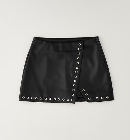 Shorts per ragazza NERO-0658