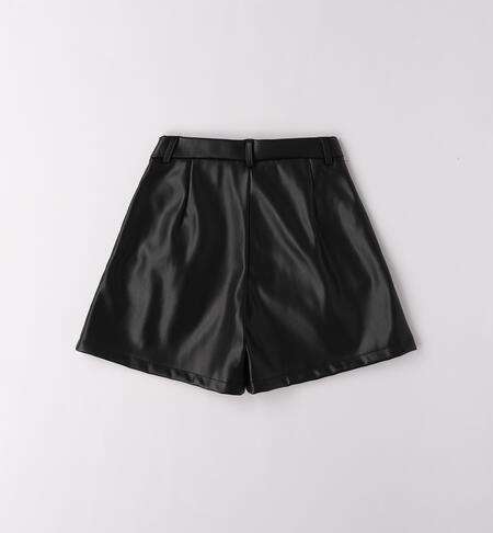 Shorts per ragazza NERO-0658