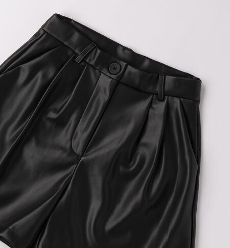 Shorts per ragazza NERO-0658