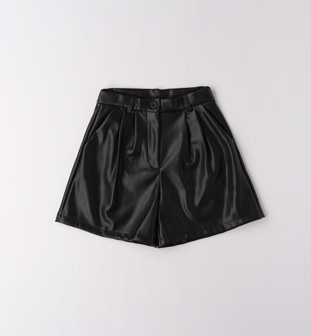 Shorts per ragazza NERO-0658