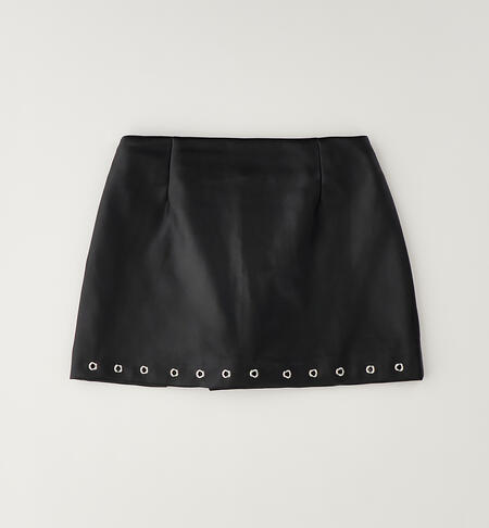 Shorts per ragazza NERO-0658