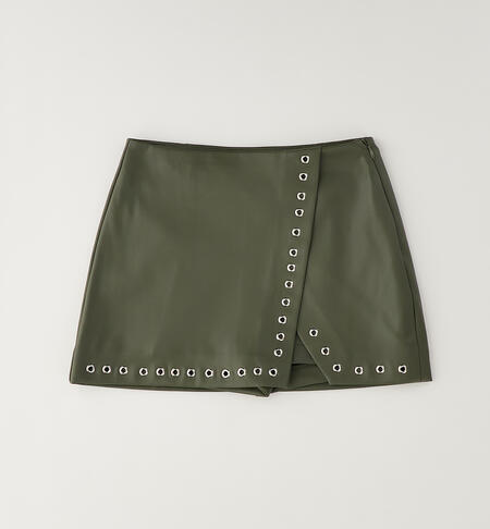 Shorts per ragazza VERDE MILITARE-5554