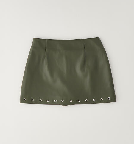 Shorts per ragazza VERDE MILITARE-5554