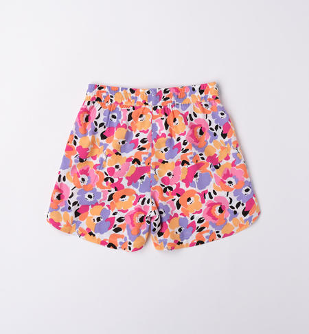 Shorts ragazza fantasie varie da 8 a 16 anni iDO BIANCO-MULTICOLOR-6VP6