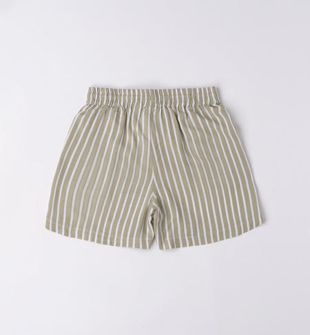 Shorts ragazza fantasie varie da 8 a 16 anni iDO VERDE-BIANCO-6VN3
