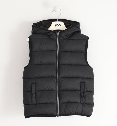 Boy¿s vest with hood from 8 to 16 years by iDO NERO-0658