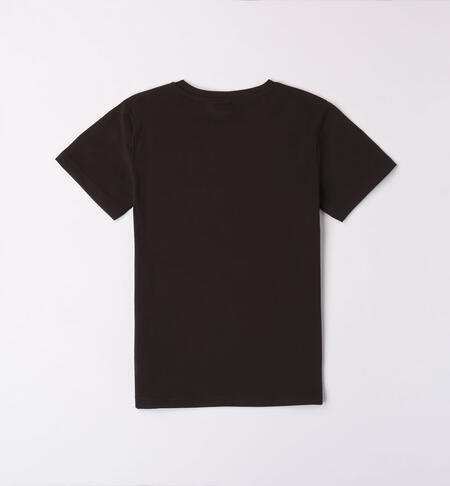 T- shirt per ragazzo da 8 a 16 anni iDO NERO-0658