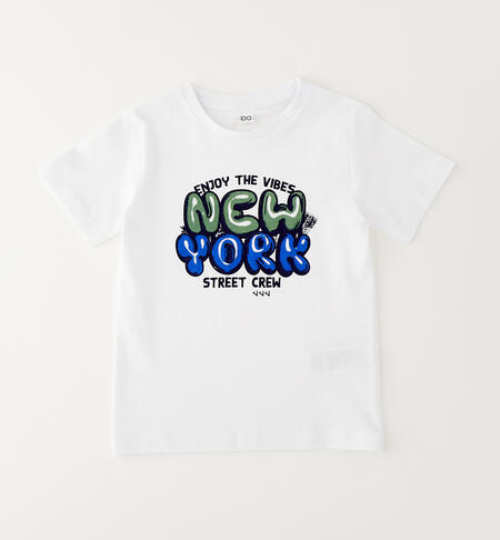 100% cotton children's T-shirt WHITE