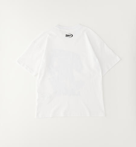 T-shirt 100% cotone bambino BIANCO-0113