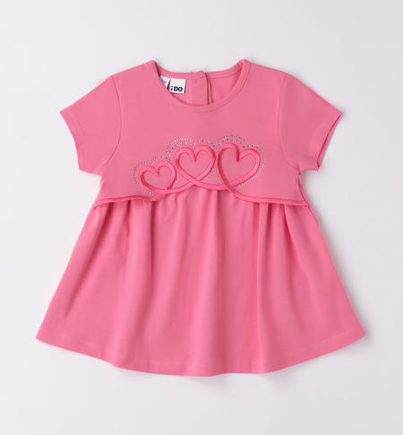 T-shirt ampia bambina ROSA