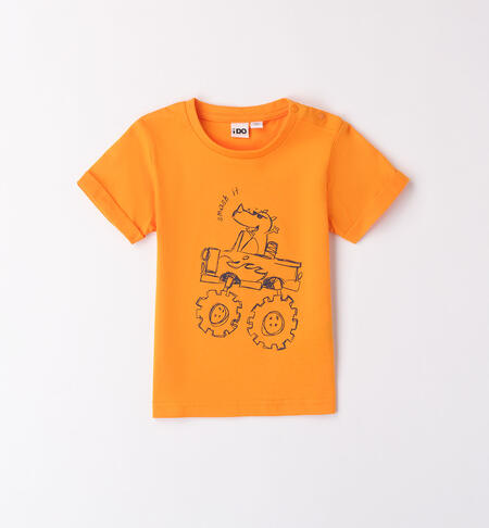 Orange T-shirt for boys 