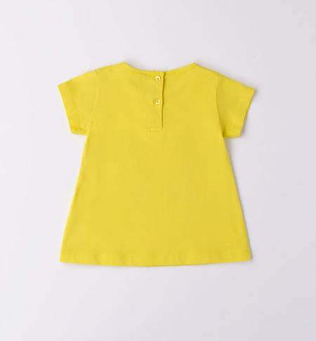 iDO T-shirt for girls in a variety of colours from 9 months to 8 years GIALLO-1434