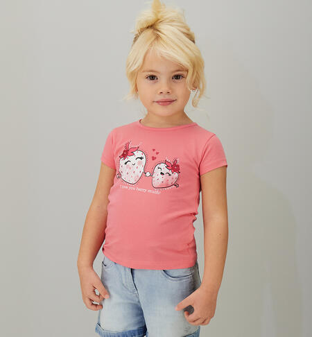 Girls' printed T-shirt ROSA-2325